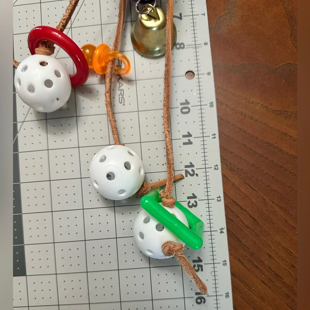 Interactive Hanging Bird Toy with Bell